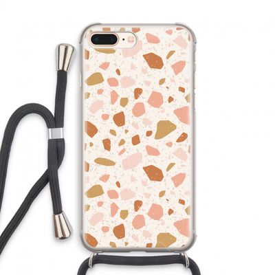 Terrazzo N°18: iPhone 7 PLUS Transparant Hoesje met koord