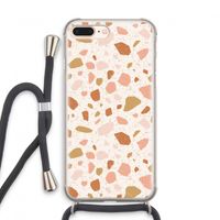Terrazzo N°18: iPhone 7 PLUS Transparant Hoesje met koord