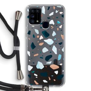 Terrazzo N°13: Samsung Galaxy M31 Transparant Hoesje met koord