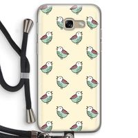 Vogeltjes: Samsung Galaxy A5 (2017) Transparant Hoesje met koord