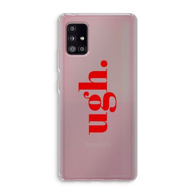 Ugh: Samsung Galaxy A51 5G Transparant Hoesje