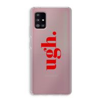 Ugh: Samsung Galaxy A51 5G Transparant Hoesje