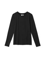HEMA Dames Themo T-shirt Ronde Hals Zwart (zwart)
