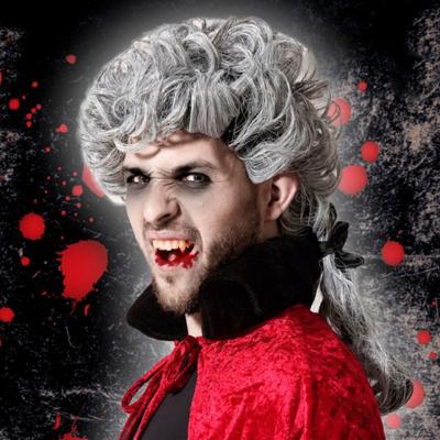 Halloween pruik Grijs