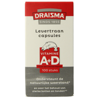 Vitamine A + D levertraan 100 Capsules