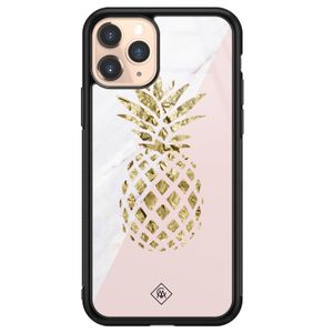 iPhone 11 Pro glazen hardcase - Ananas