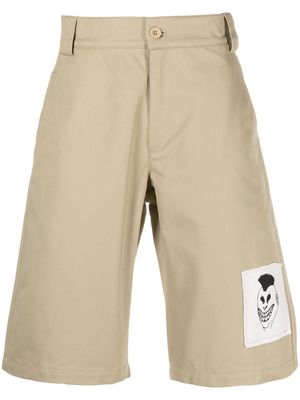RASSVET short à patch logo - Tons neutres