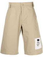 RASSVET short à patch logo - Tons neutres