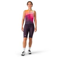 Castelli free sanremo 3 suit sleeveless oranje dames S