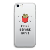 Fries before guys: iPhone SE 2020 Transparant Hoesje