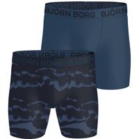 Bjorn Borg Boxershorts sports microfiber 2-pack blauw