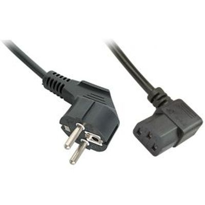 Lindy 30309 5m CEE7/7 IEC 320 Zwart electriciteitssnoer