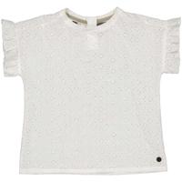 LEVV Little Meisjes t-shirt - Ellis - Off wit