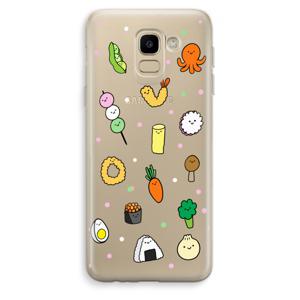 Happy bento friends: Samsung Galaxy J6 (2018) Transparant Hoesje