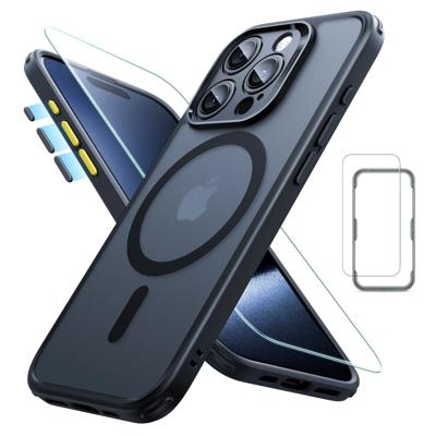 iPhone 15 Pro Max Classic Pro Case (HaloLock) Set - Frosted Black iPhone 15 Pro Max Classic Pro Case (HaloLock) Set - Frosted Black