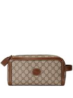 Gucci trousse de toilette à motif monogrammé - Tons neutres - thumbnail