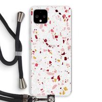 Terrazzo N°9: Pixel 4 XL Transparant Hoesje met koord
