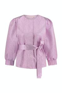 Studio Anneloes Pammy Shiny Jacket 09976 Jackets 4600 Lila Pink