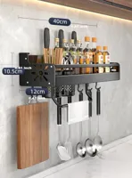 Metalen Keukenwandplank - Zelfklevend & Schroefbaar | Antislip Golfpatroon | Inclusief Montageaccessoires