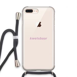 kwetsbaar: iPhone 7 PLUS Transparant Hoesje met koord