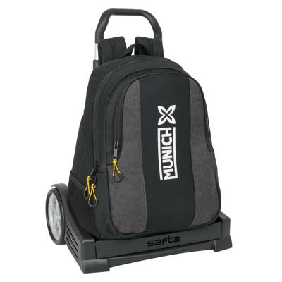 Schoolrugzak met Wielen Munich Topo Zwart 32 x 44 x 16 cm