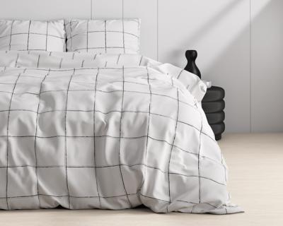 Dreamhouse Deep check White 240 x 220 cm