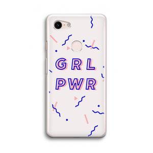 GRL PWR: Google Pixel 3 Transparant Hoesje