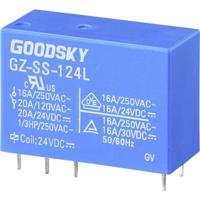 GoodSky GZ-SS-124L Printrelais 24 V/DC 20 A 1x wisselcontact 1 stuk(s) Tube