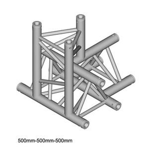 Duratruss DT 33 T42-TD Apex Down Truss T-stuk + omlaag