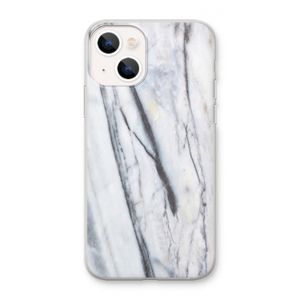 Gestreepte marmer: iPhone 13 mini Transparant Hoesje