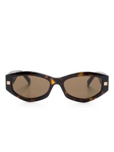 Givenchy Eyewear lunettes de soleil à monture papillon - Marron