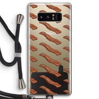 Bacon to my eggs #2: Samsung Galaxy Note 8 Transparant Hoesje met koord