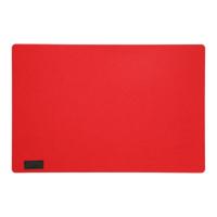 Placemats/onderleggers voor op tafel - rood - 30 x 45 cm - met ronde hoeken - thumbnail