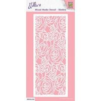 Nellie's Choice • stencils slimline size roses