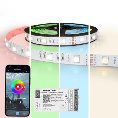 45 meter complete set RGBW led strip met Zigbee controller