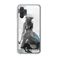 I will not feel a thing: Samsung Galaxy A32 5G Transparant Hoesje