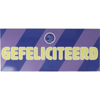Voor Jou! Wensreep melkchocolade gefeliciteerd