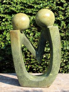 Natuurstenen ornament People, 42 cm