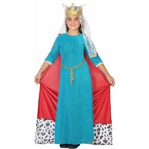 Koningin kostuum voor meisjes 140 (10-12 jaar)  -