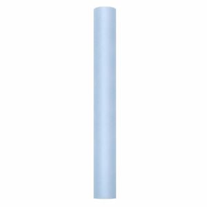 Rollen Tule deco stof lichtblauw 50 cm breed   -