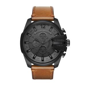 Diesel DZ4463 Heren Advanced Mega Chief horloge met leren band
