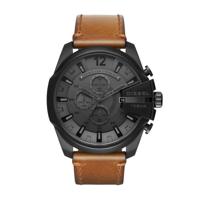 Diesel DZ4463 Heren Advanced Mega Chief horloge met leren band