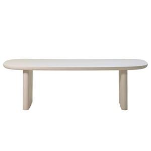 Giga Meubel - Eettafel Deens Ovaal 240cm - Beige Betonlook - Maya