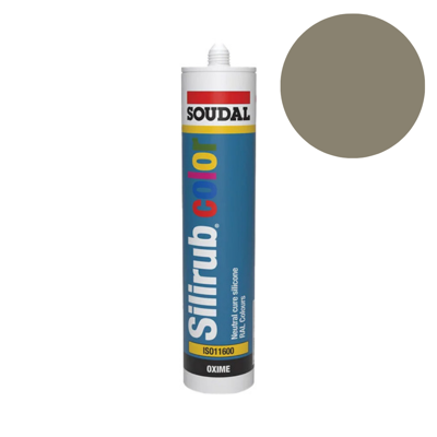 Soudal - Siliconenkit RAL7002 olijfgrijs 300 ml