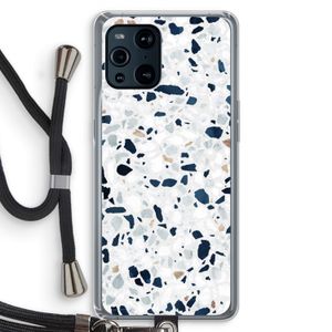 Terrazzo N°1: Oppo Find X3 Pro Transparant Hoesje met koord