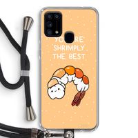 You're Shrimply The Best: Samsung Galaxy M31 Transparant Hoesje met koord
