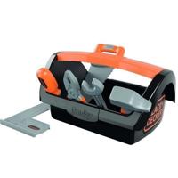 SMOBY - Black & Decker - Cassetta degli attrezzi + 6 utensili - dai 3 anni