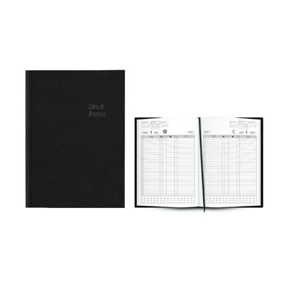 Boek met reserveringen Ingraf Zwart 22 x 31 cm 2026