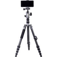 Vanguard VEO3GO265HCB Tripod Werkhoogte: 1260 - 1665 cm Grijs, Zwart