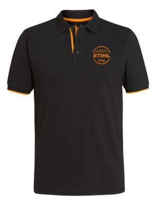 Stihl Poloshirt M LOGO-CIRCLE Zwart - 4209001352